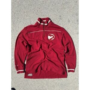 Mitchell & Ness Atlanta Hawks Quarter-zip 1904 Hardwood Classic Jacket size M